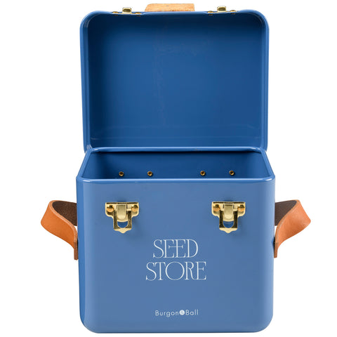 Burgon & Ball Collector Mini Seed Store - Cotswold Blue
