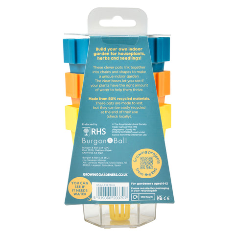 Burgon & Ball Link-A-Pots Plant Pots Set Of 3 - RHS Growing Gardeners