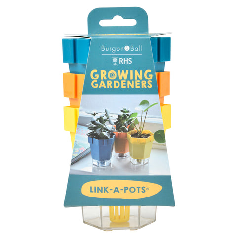 Burgon & Ball Link-A-Pots Plant Pots Set Of 3 - RHS Growing Gardeners