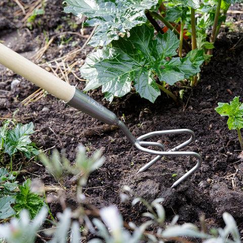 Burgon & Ball Long Handled Claw Cultivator - RHS Endorsed