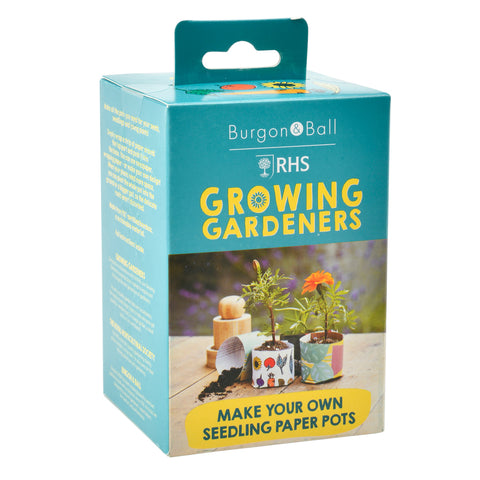 Burgon & Ball Make Your Own Seedling Paper Pots - RHS Growing Gardeners