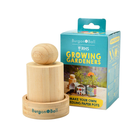 burgon & ball Make Your Own Seedling Paper Pots - RHS Growing Gardeners