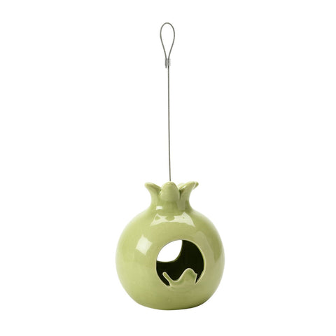 burgon & ball Sophie Conran Ceramic Bird Feeder - Pomegranate