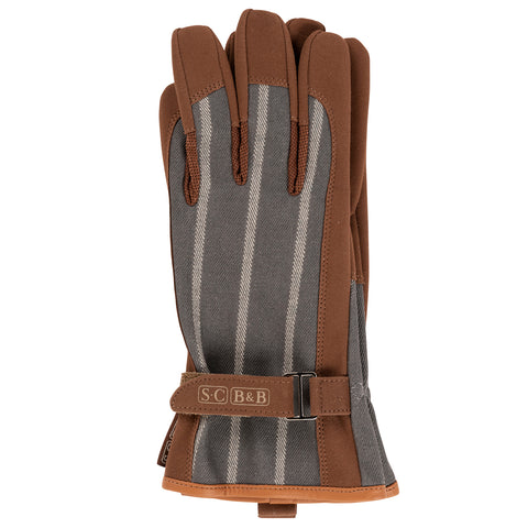 Burgon & Ball Sophie Conran Everyday Gloves - Grey Ticking