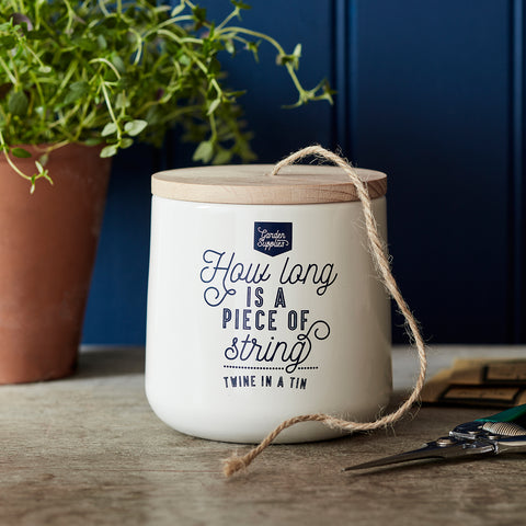 Burgon & Ball Twine Dispenser With 120m Of Jute Twine - Stone