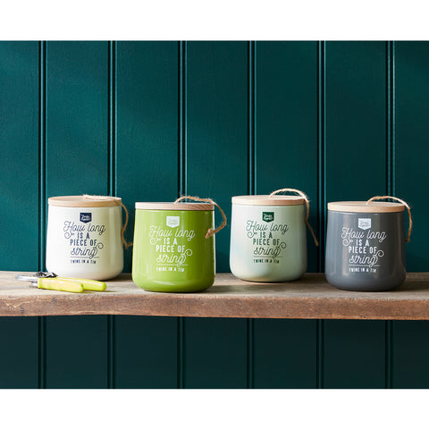 Burgon & Ball Twine Dispenser With 120m Of Jute Twine - Stone