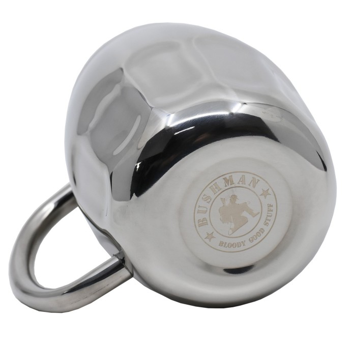 Bushman Beer Mug Bushman 0 45 Silver UNI