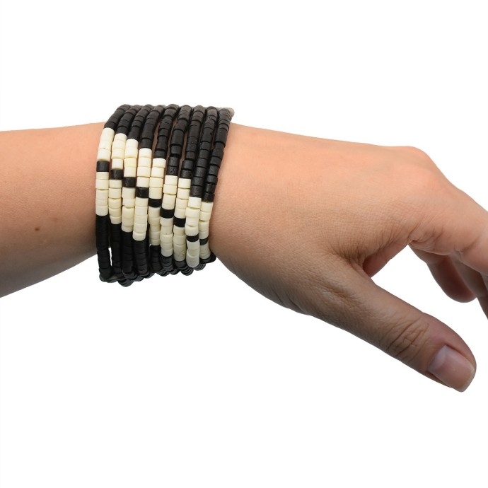Bushman Bracelet Bone Black