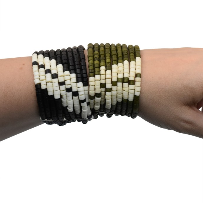 Bushman Bracelet Bone Green