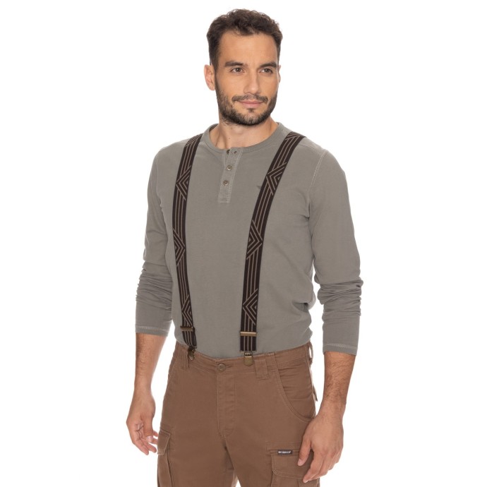 bushman braces Caiman sandy brown