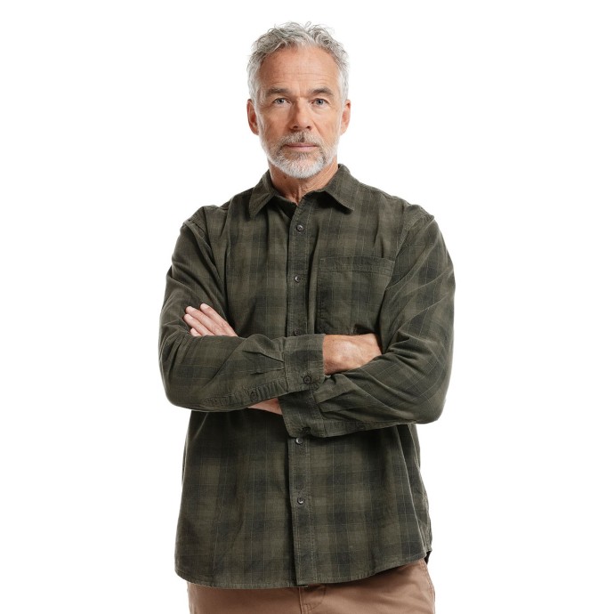 bushman corduroy shirt Taltson dark green