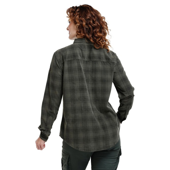 Bushman Corduroy Shirt Tipella Dark Green