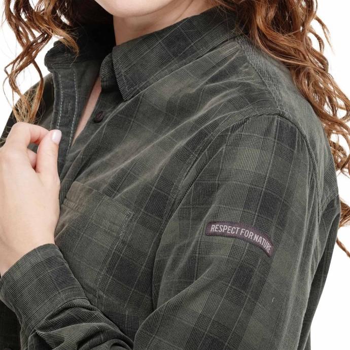 Bushman Corduroy Shirt Tipella Dark Green