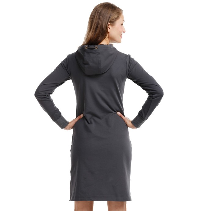 Bushman Dress Illa Dark Grey