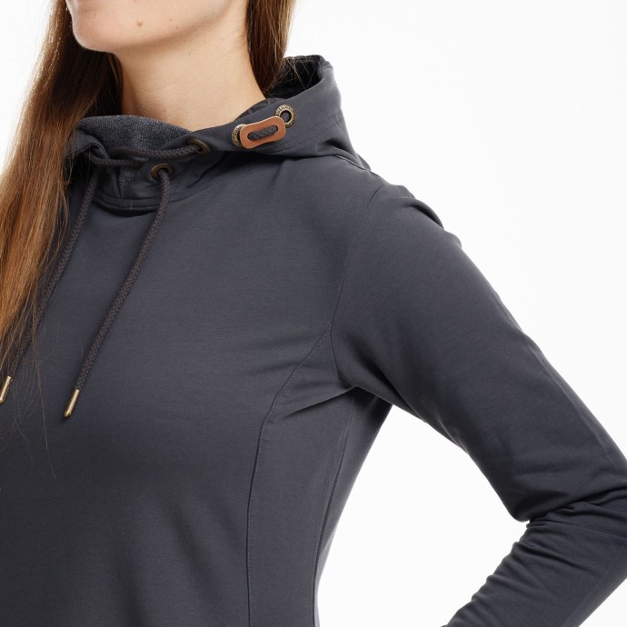 Bushman Dress Illa Dark Grey