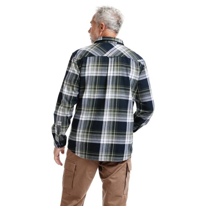 Bushman Flannel Shirt Atuat Green