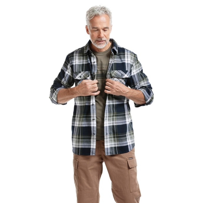 bushman flannel shirt Atuat green