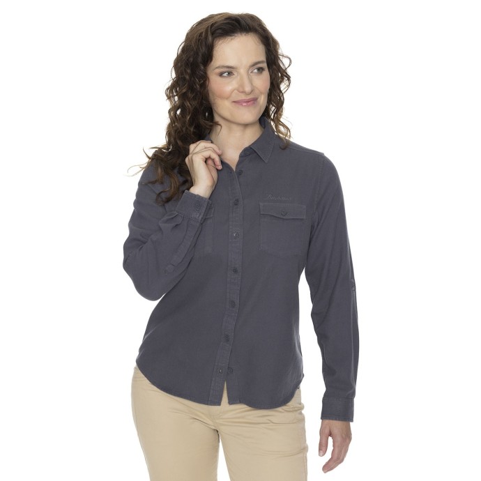 bushman flannel shirt Meccana dark grey