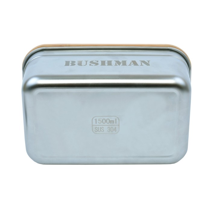 Bushman Food Box Lunch Silver UNI
