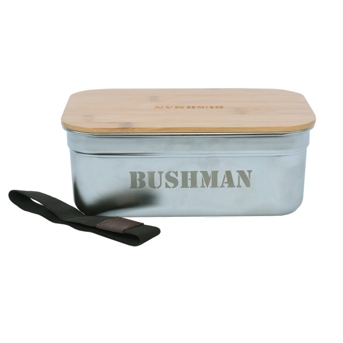 bushman food box Lunch silver UNI