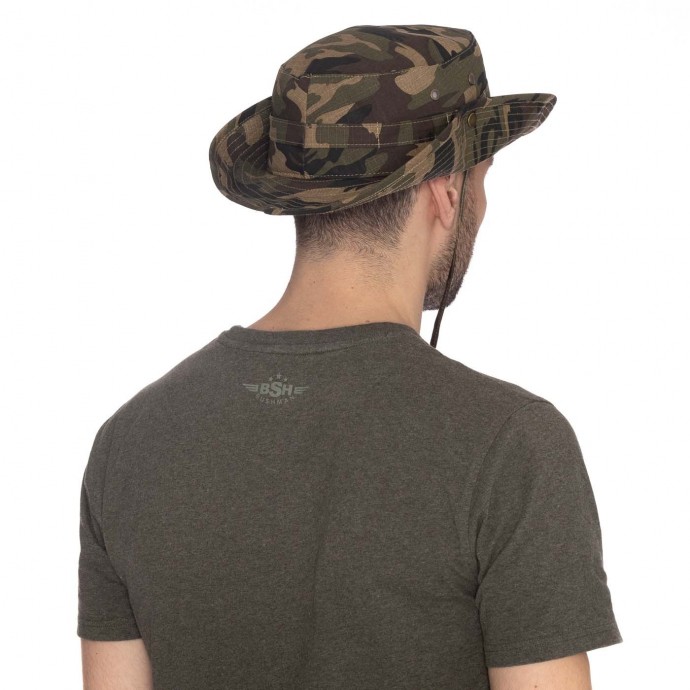 Bushman Hat Hobo Camo Khaki
