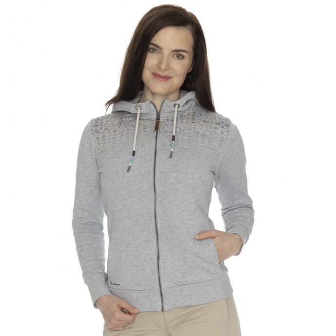 bushman hoodie Naida light grey