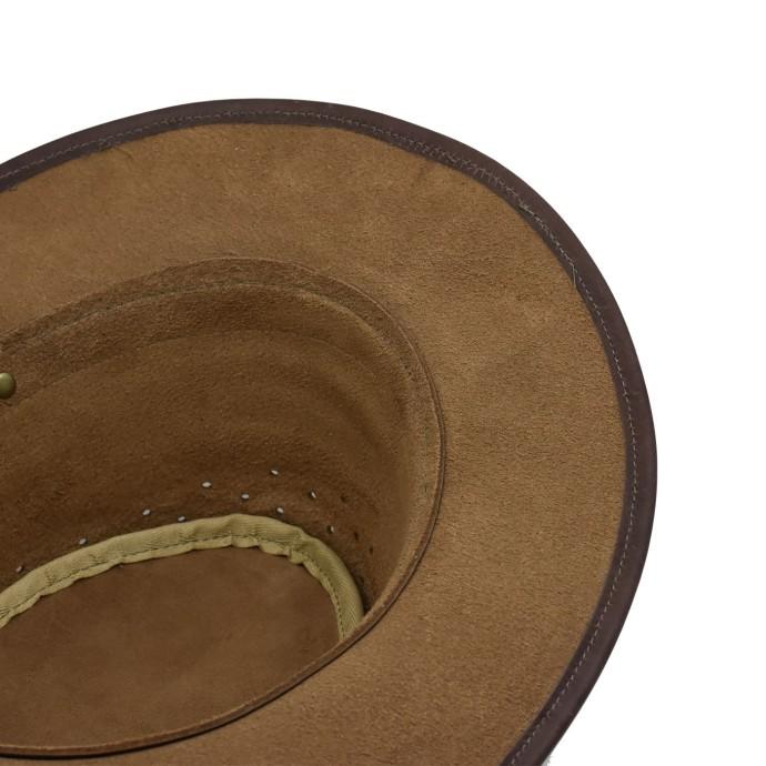 Bushman Leather Hat Airflow Brown