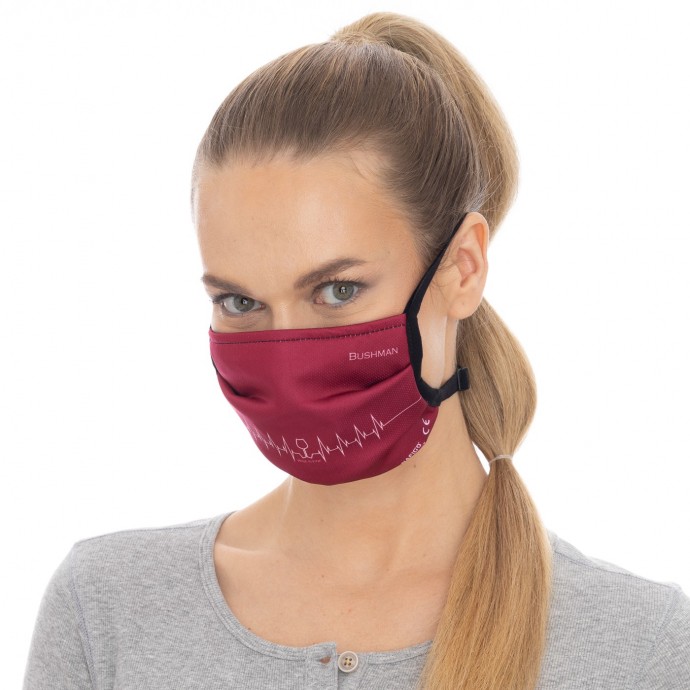 Bushman Nano Protective Mask Bushman Red