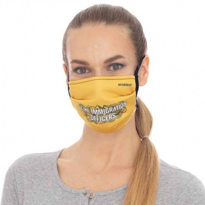 bushman nano protective mask Bushman yellow