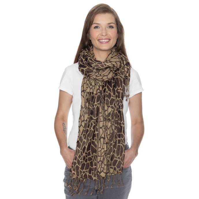 bushman scarf Girrafe II brown UNI