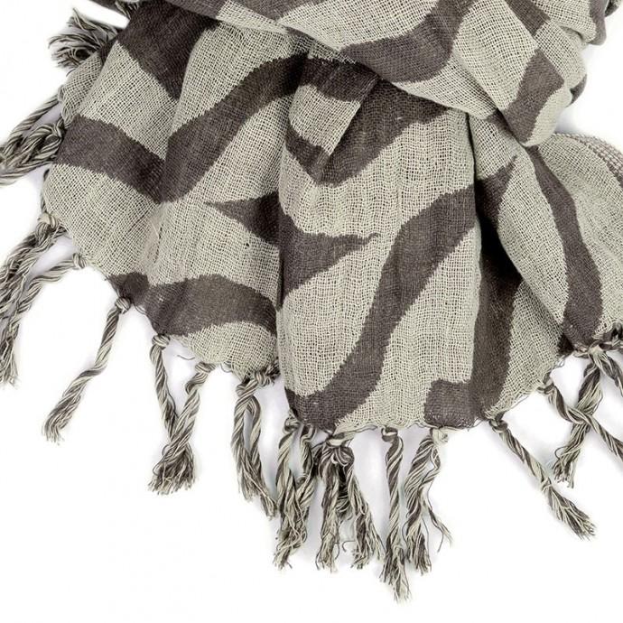 Bushman Scarf Zebra Beige