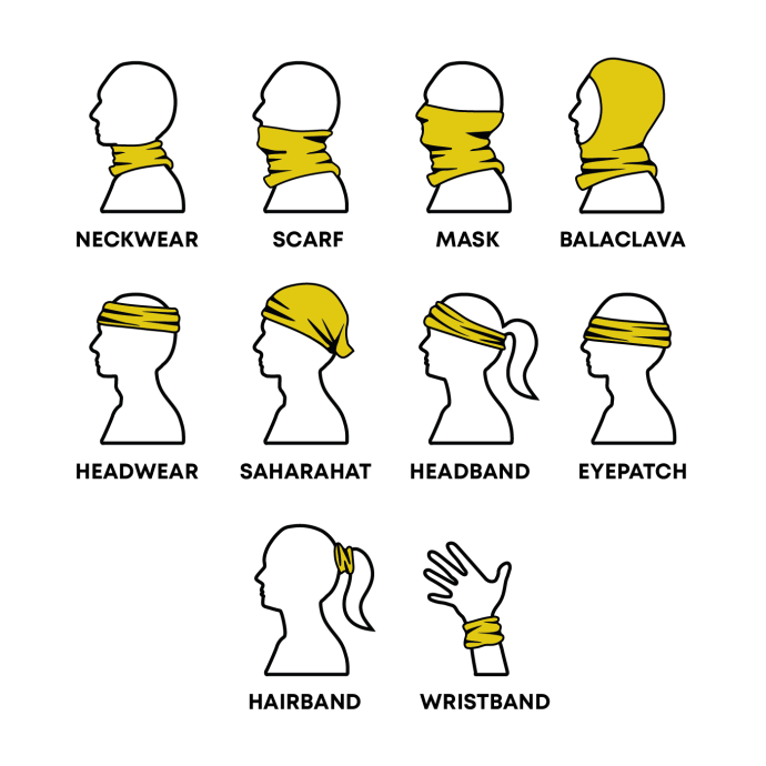 Bushman Schal Bandana II Light Grey