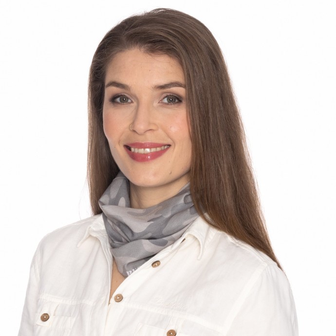 bushman Schal Bandana II light grey