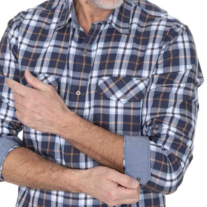 Bushman Shirt Harrold Dark Blue