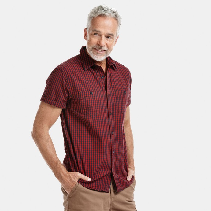 bushman shirt Imig dark red