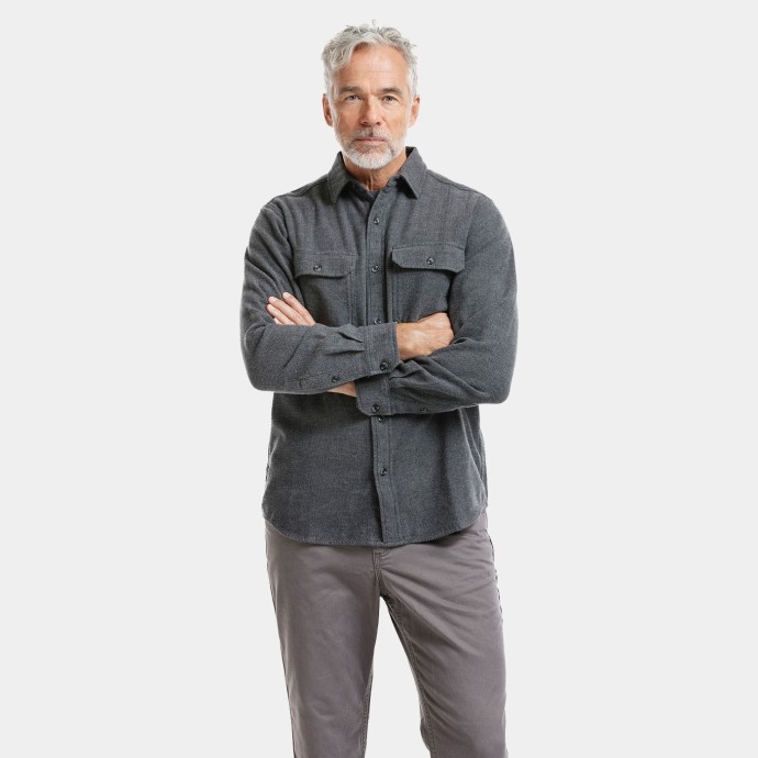 bushman shirt Yura dark grey