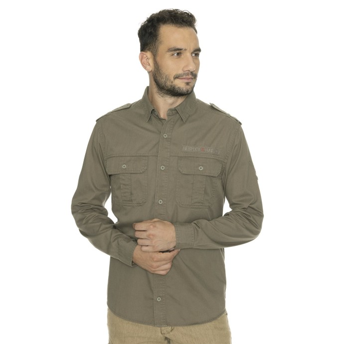 bushman shirt Zikmund khaki