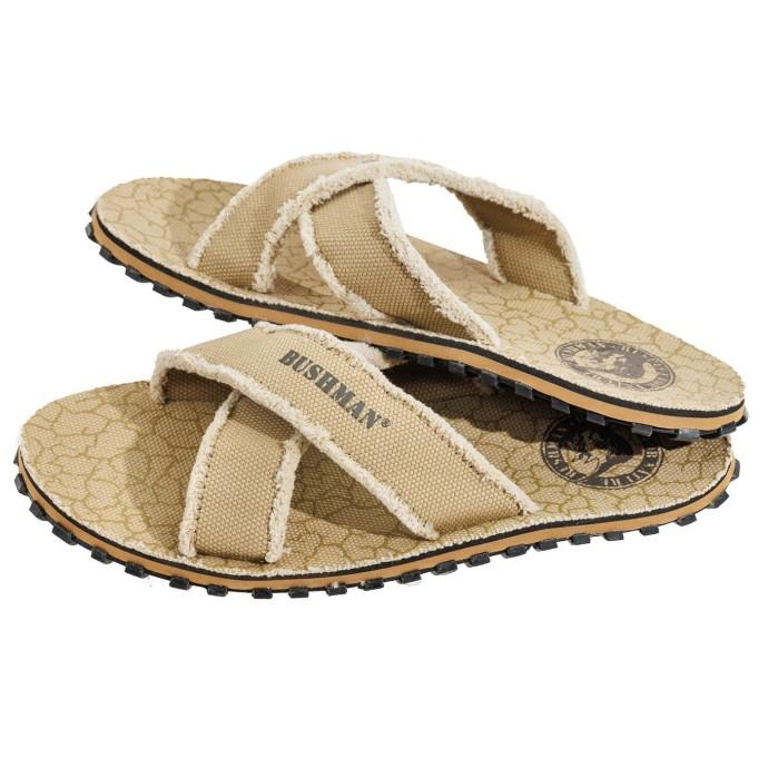 Bushman Slippers Slap Sandy Brown