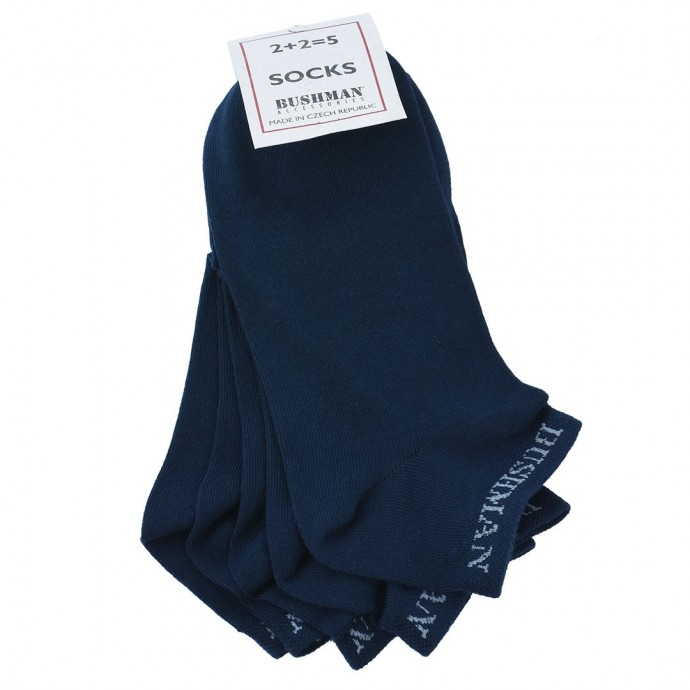 bushman socks Flat Set 2 5 dark blue
