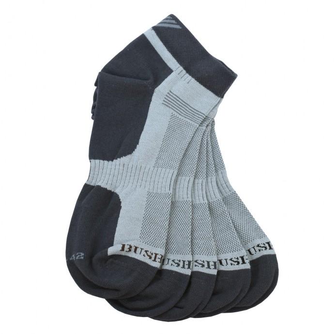 Bushman Socks Short Set 2 5 Dark Grey