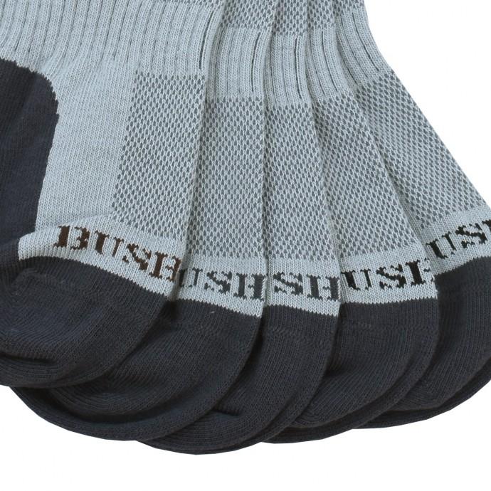 Bushman Socks Short Set 2 5 Dark Grey