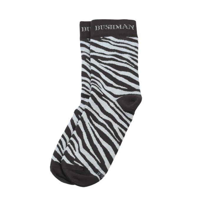 Bushman Socks Zebra Brown