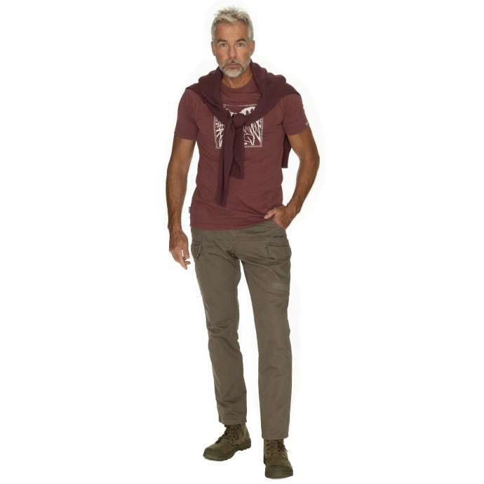 Bushman Sweater Billing Burgundy