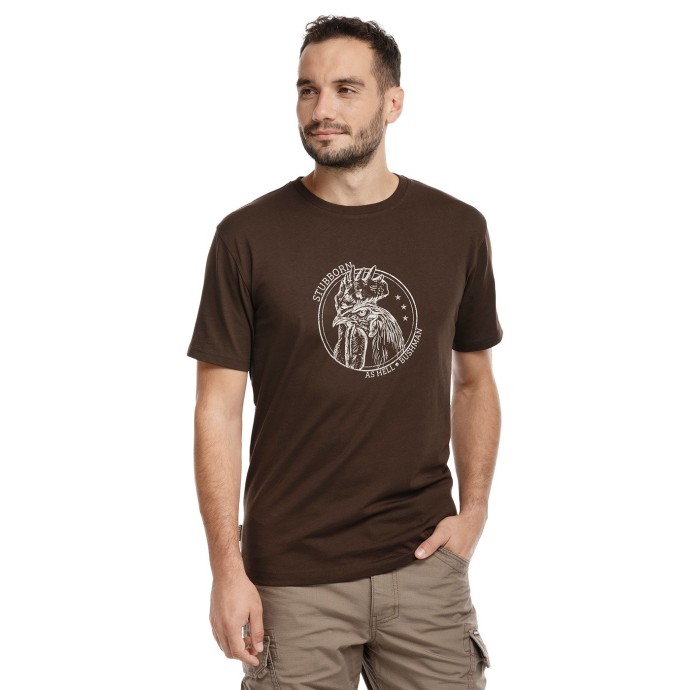 bushman T-shirt Amisk dark brown