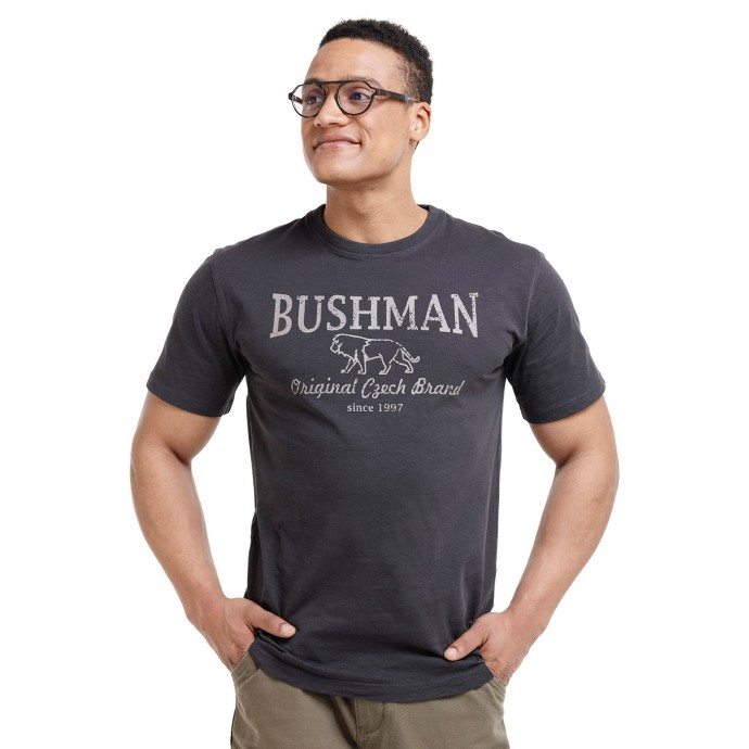 bushman T-shirt Bafale dark brown