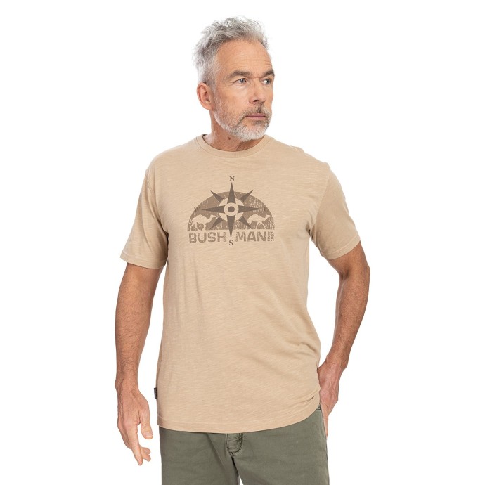 bushman T-shirt Barkly sandy brown
