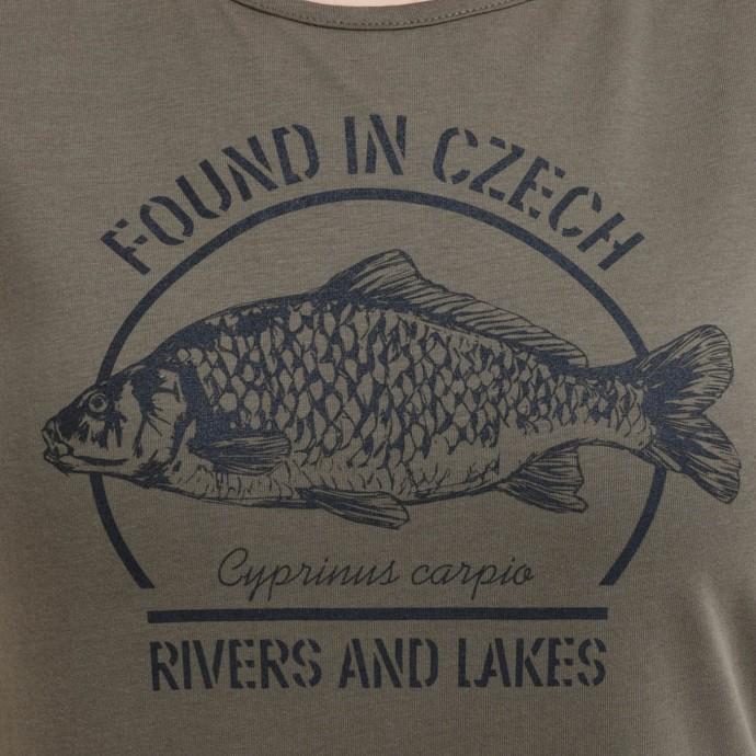 Bushman T-shirt Carp W Dark Green