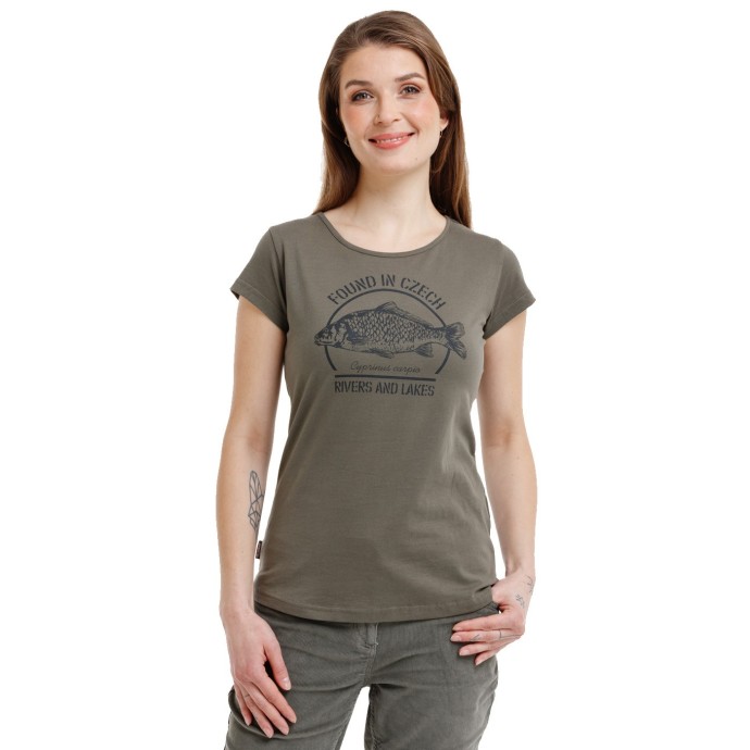 bushman T-shirt Carp W dark green