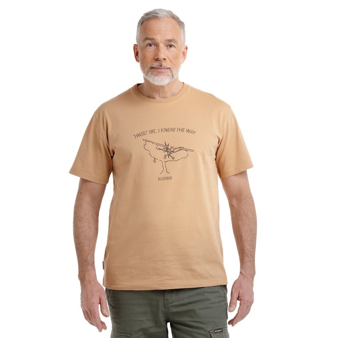 bushman T-shirt Etah camel