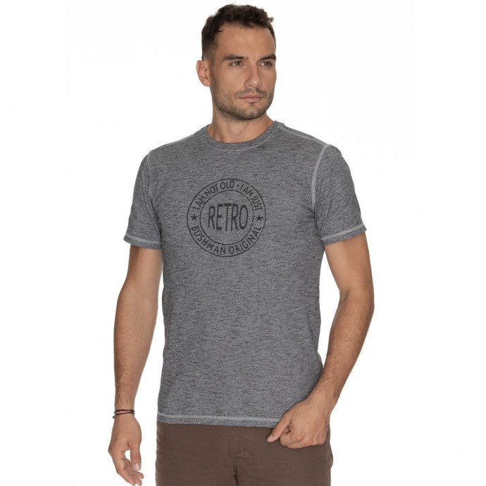 bushman t-shirt Lingon dark grey